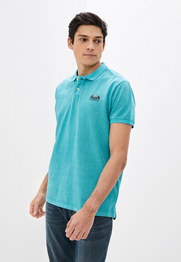 

Поло Pepe Jeans, Бирюзовый
