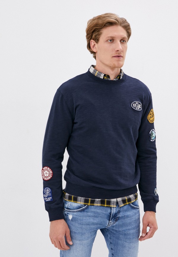 

Свитшот Pepe Jeans, Синий, Pepe Jeans PE299EMJVSQ4