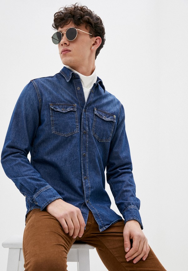 

Рубашка джинсовая Pepe Jeans, Синий, Pepe Jeans PE299EMJVWQ3