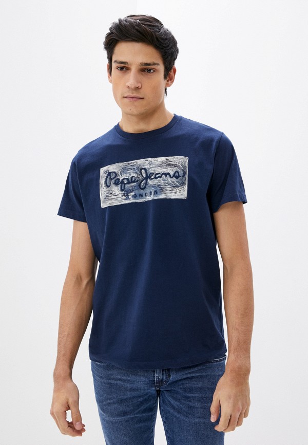 

Футболка Pepe Jeans, Синий, Pepe Jeans PE299EMJVXN0