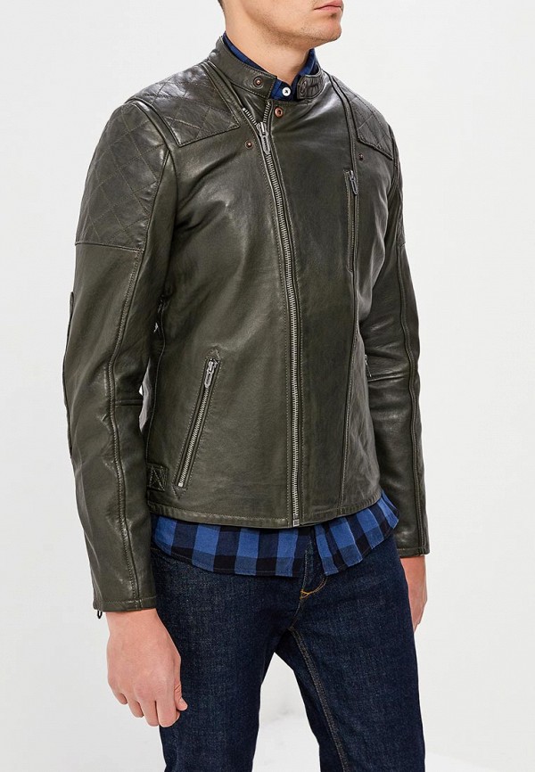 

Куртка кожаная Pepe Jeans, Серый
