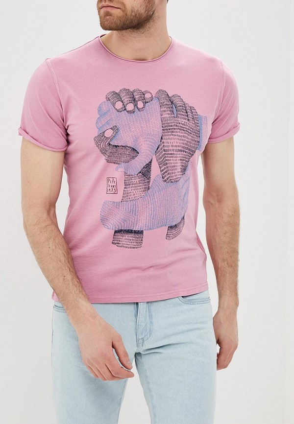 

Футболка Pepe Jeans, Розовый