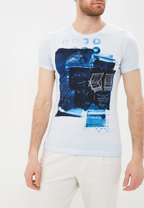 

Футболка Pepe Jeans, Голубой