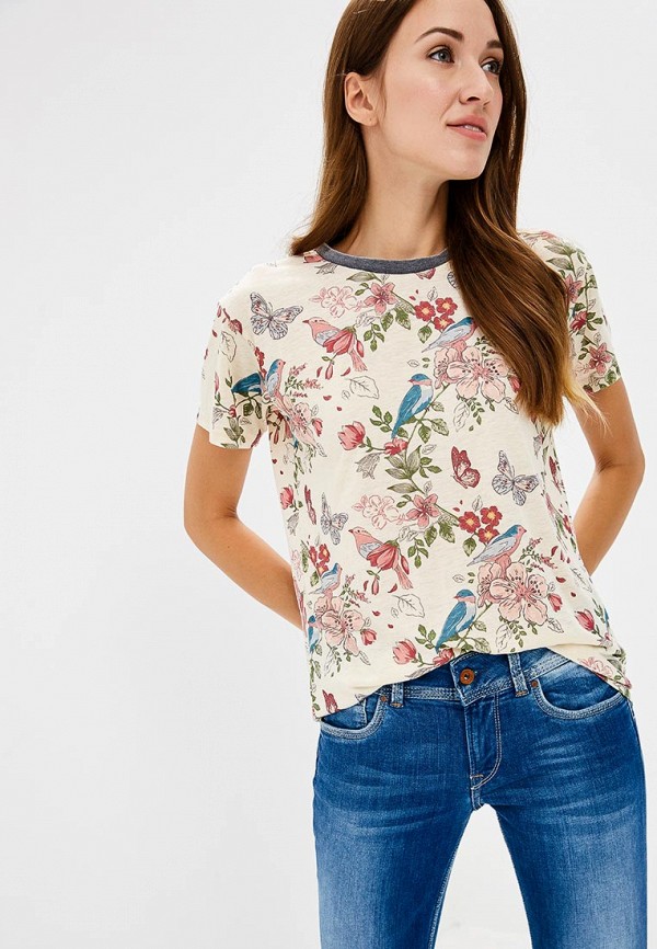 

Футболка Pepe Jeans, Бежевый