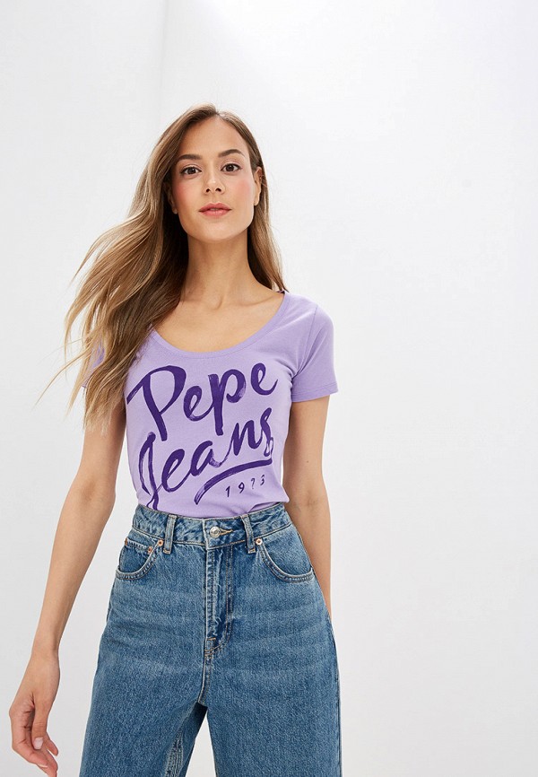 

Футболка Pepe Jeans, Фиолетовый