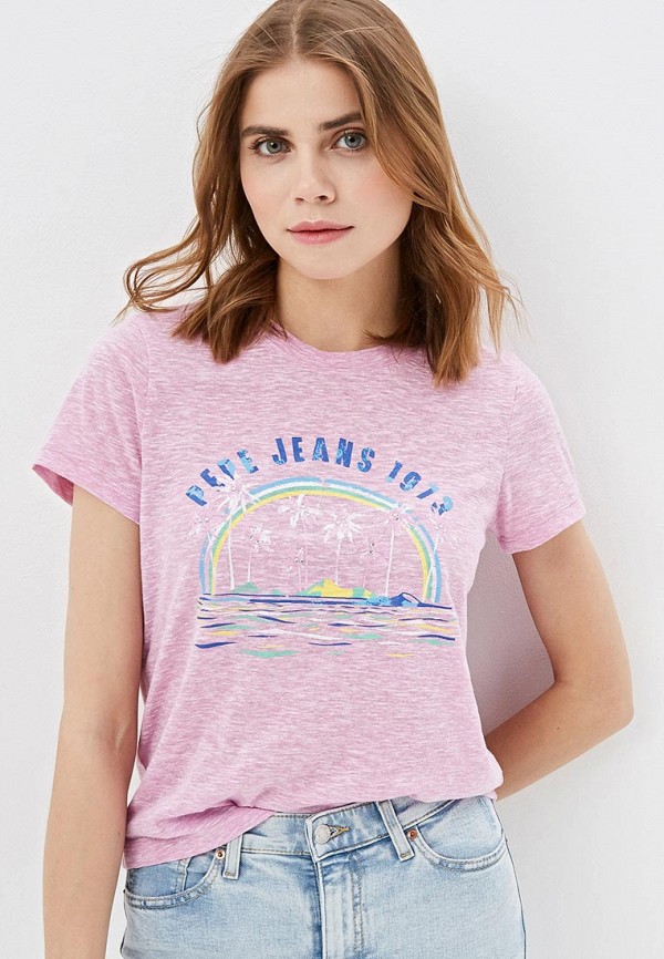 

Футболка Pepe Jeans, Фиолетовый