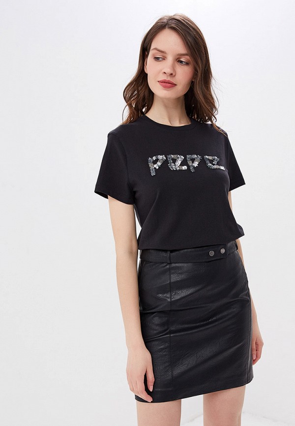 

Футболка Pepe Jeans, Pepe Jeans PE299EWETGJ8, Черный
