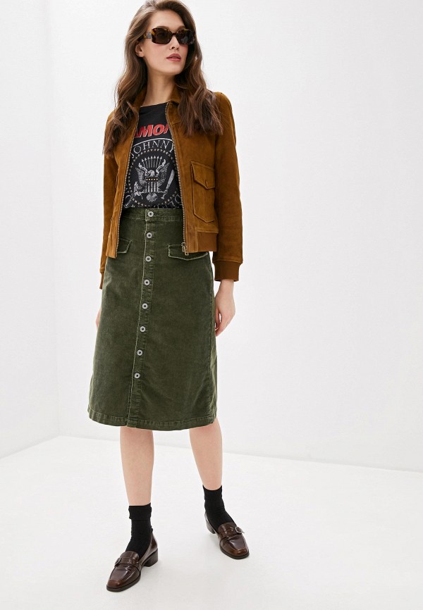 

Юбка Pepe Jeans, Хаки, Pepe Jeans PE299EWFWWG1
