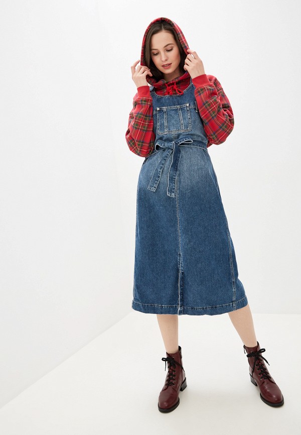 

Сарафан Pepe Jeans, Синий, Dua Lipa