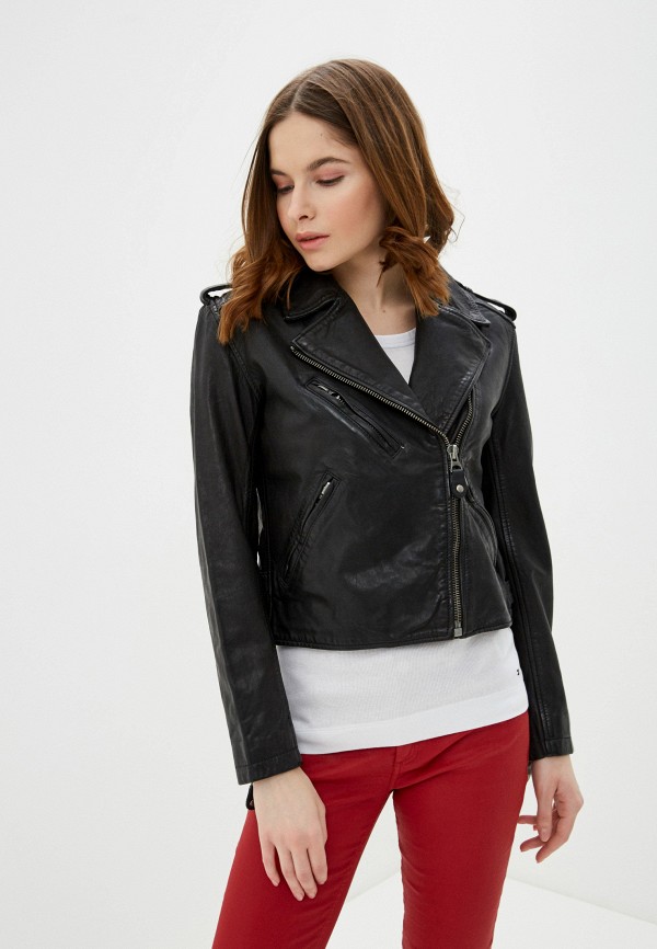 

Куртка кожаная Pepe Jeans, Черный