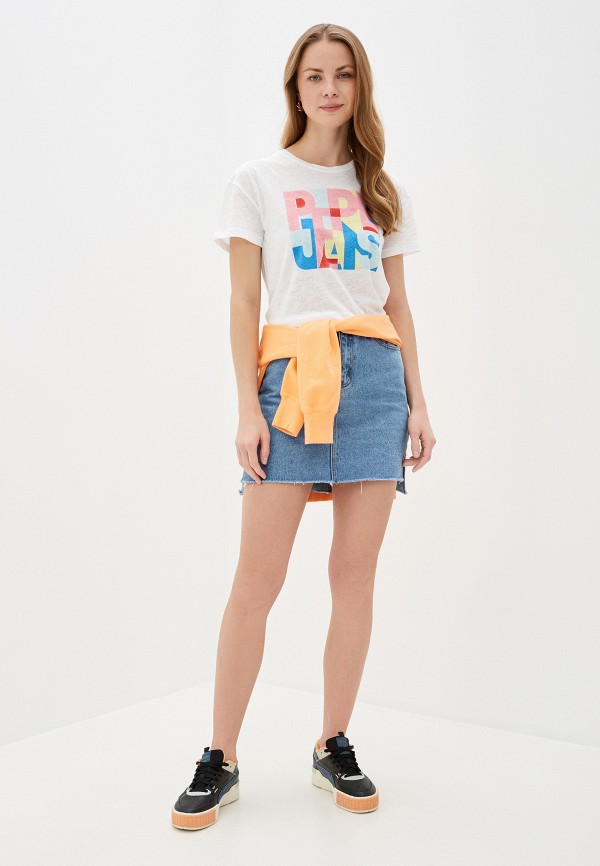 

Футболка Pepe Jeans, Белый, Pepe Jeans PE299EWHBVQ3
