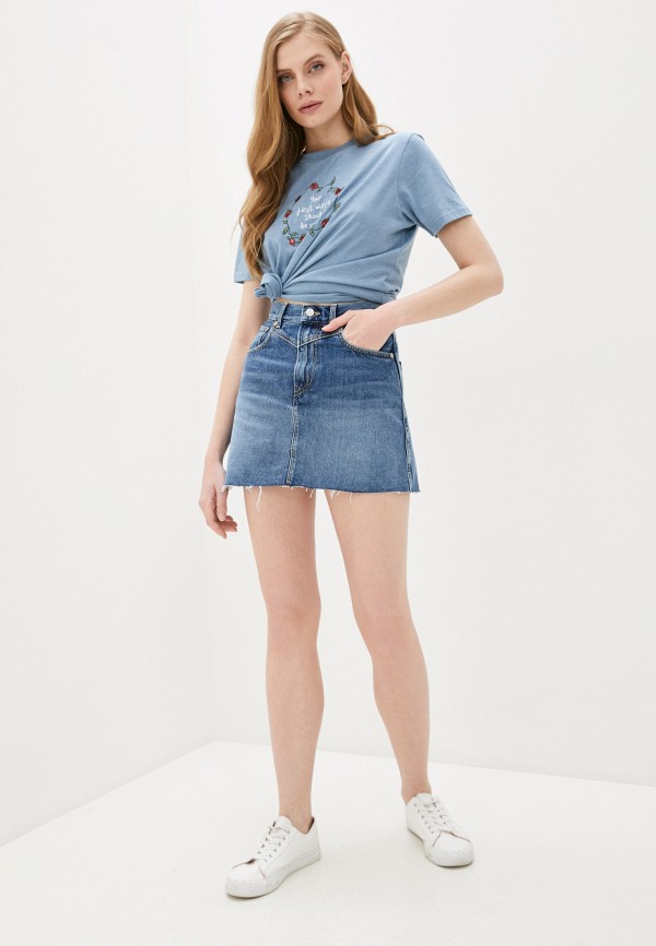 

Юбка джинсовая Pepe Jeans, Голубой, Pepe Jeans PE299EWHBVQ9