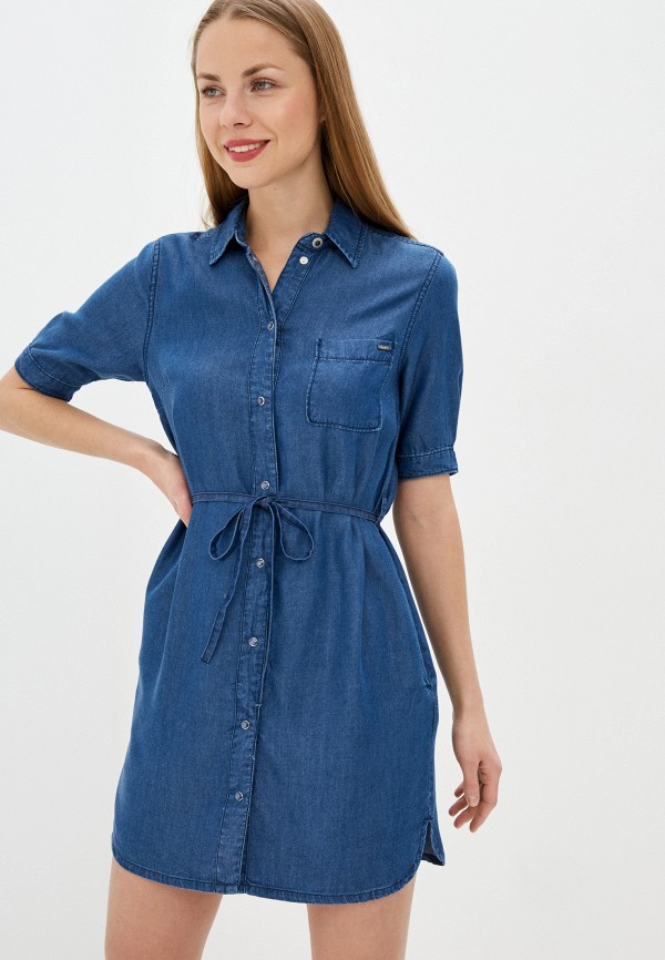 

Платье джинсовое Pepe Jeans, Синий, Pepe Jeans PE299EWHBVR7