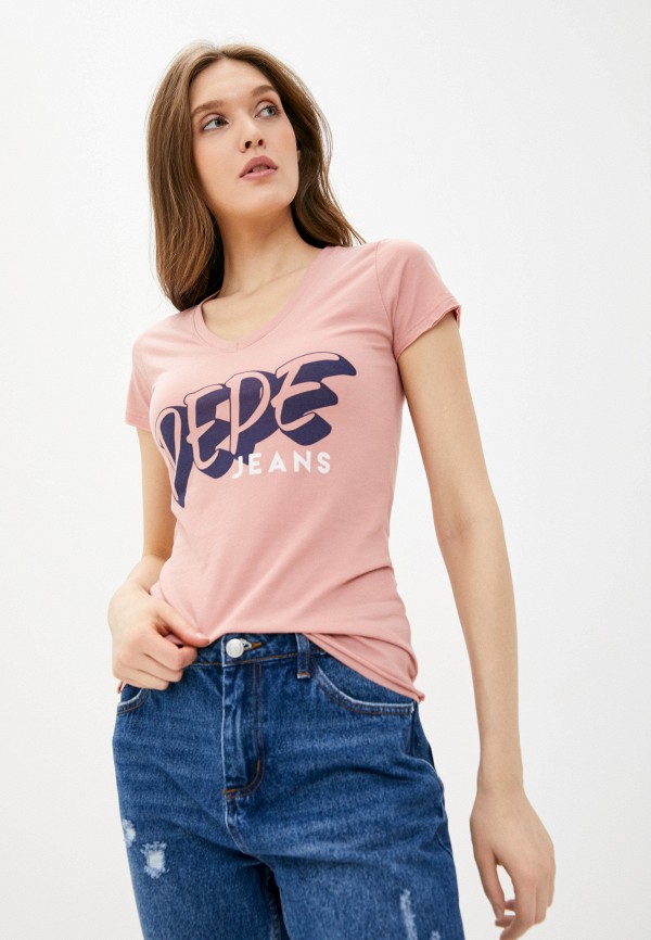 

Футболка Pepe Jeans, Розовый