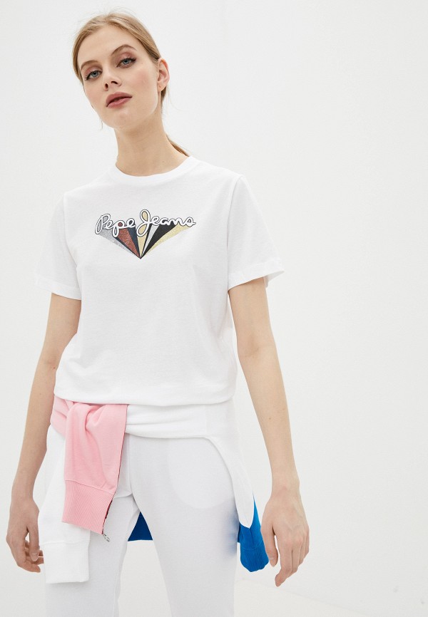 

Футболка Pepe Jeans, Белый, Pepe Jeans PE299EWHBVU7