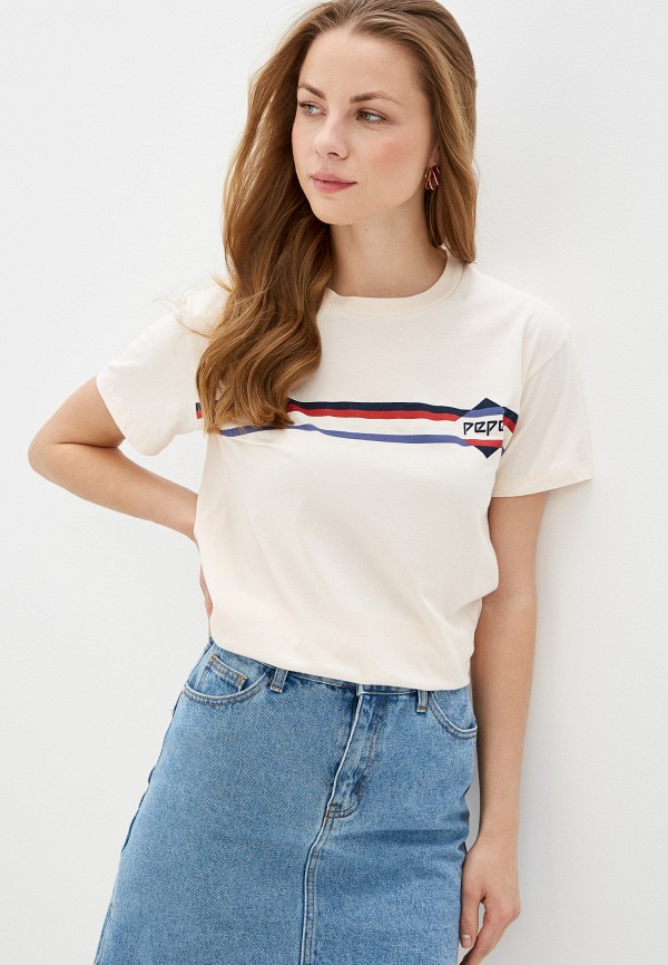 

Футболка Pepe Jeans, Розовый, Pepe Jeans PE299EWHBVV7