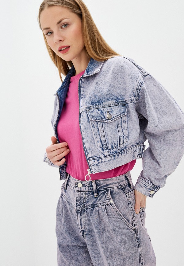 

Куртка джинсовая Pepe Jeans, Голубой, DUA LIPA