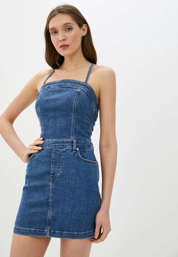 

Платье джинсовое Pepe Jeans, Синий, Pepe Jeans PE299EWHBVX6