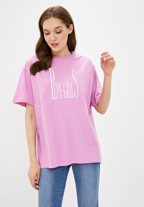 

Футболка Pepe Jeans, Розовый, DUA LIPA