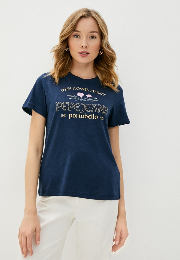 

Футболка Pepe Jeans, Синий, AISHA