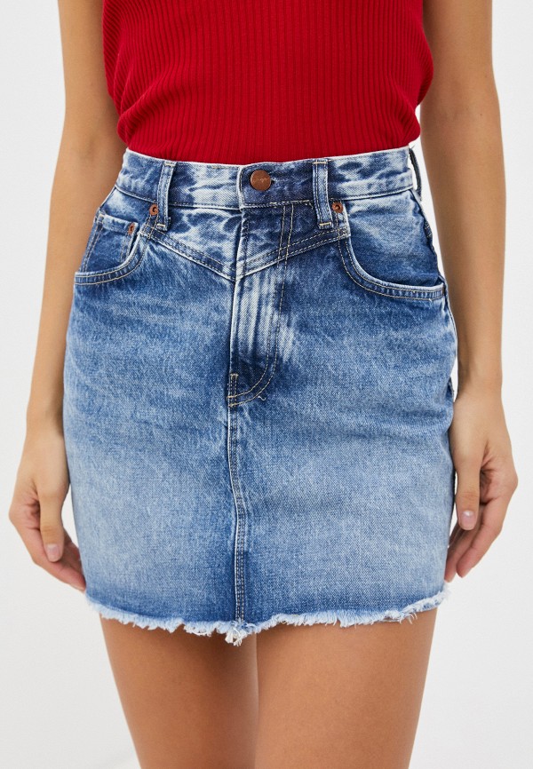 

Юбка джинсовая Pepe Jeans, Голубой, RACHEL SKIRT