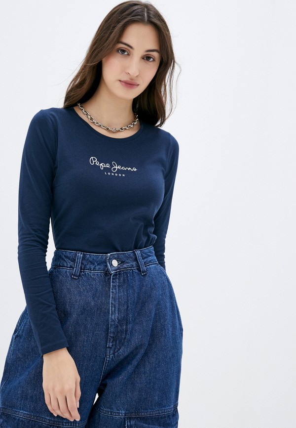 

Лонгслив Pepe Jeans, Синий, NEW VIRGINIA L/S