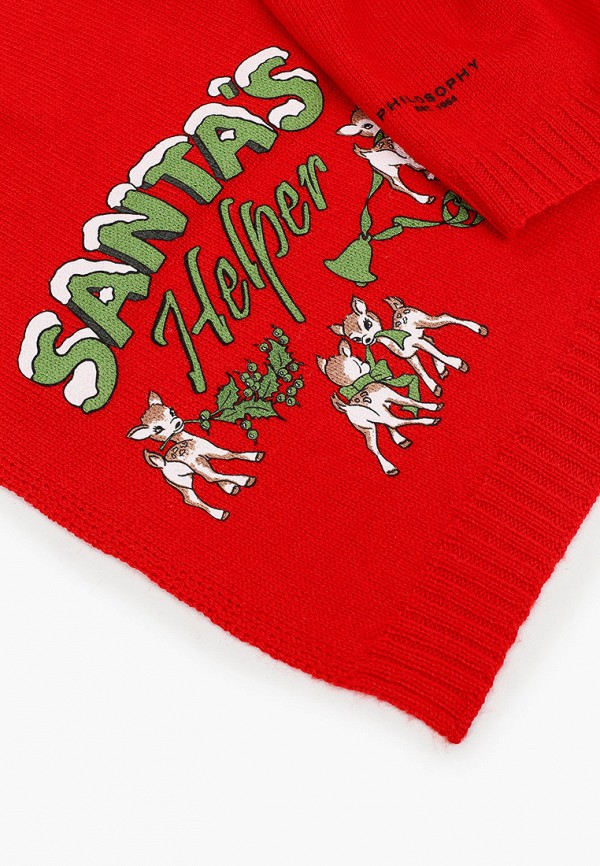 

Шарф Philosophy Di Lorenzo Serafini, Красный, CHRISTMAS CAPSULE