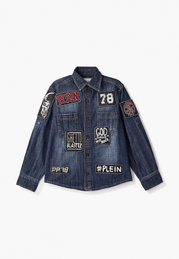 

Рубашка джинсовая Philipp Plein, Синий