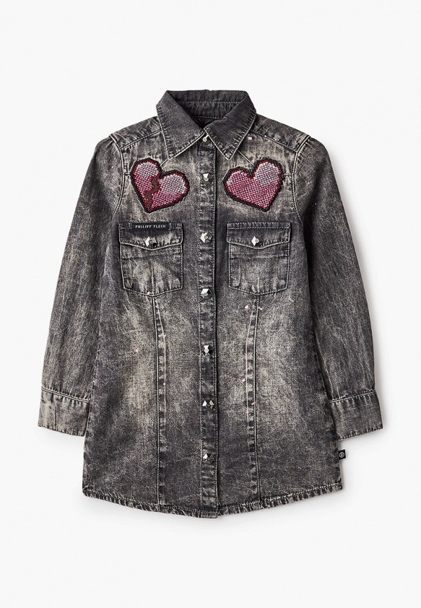 

Платье джинсовое Philipp Plein, Серый