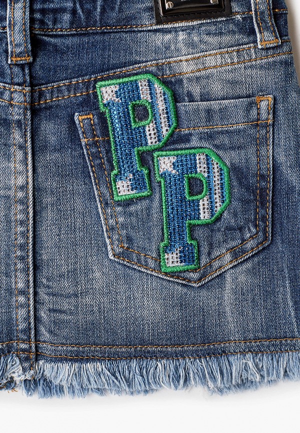 

Юбка джинсовая Philipp Plein, Синий, Philipp Plein PH016EGLKQO4