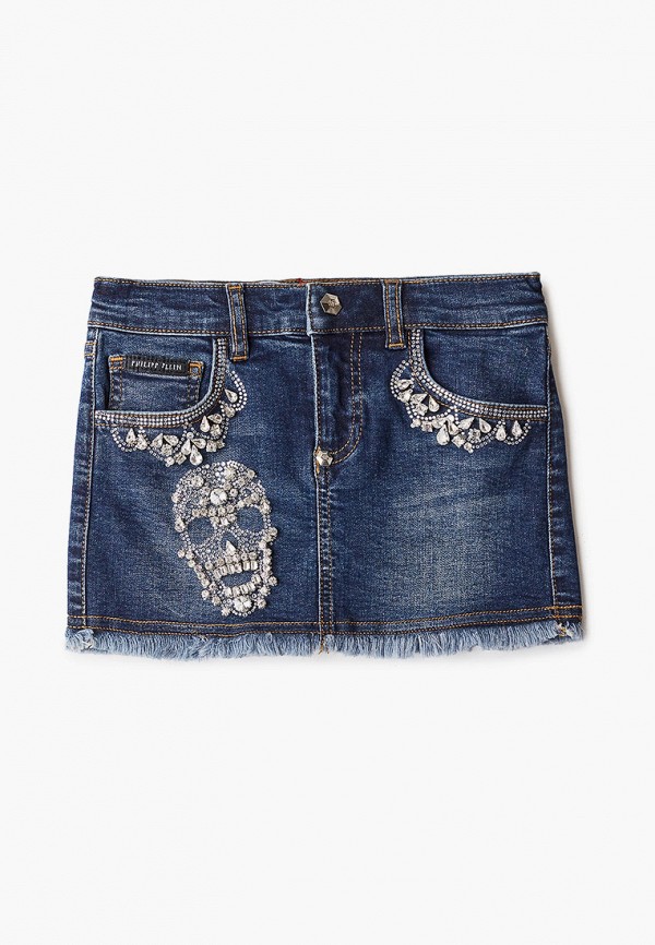 

Юбка джинсовая Philipp Plein, Синий
