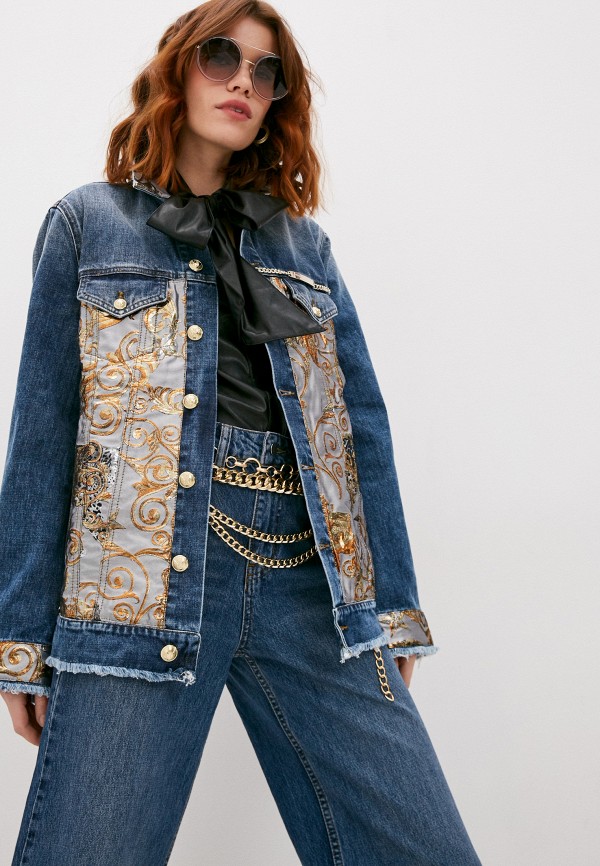 

Куртка джинсовая Philipp Plein, Синий, Philipp Plein PH016EWLKQK4