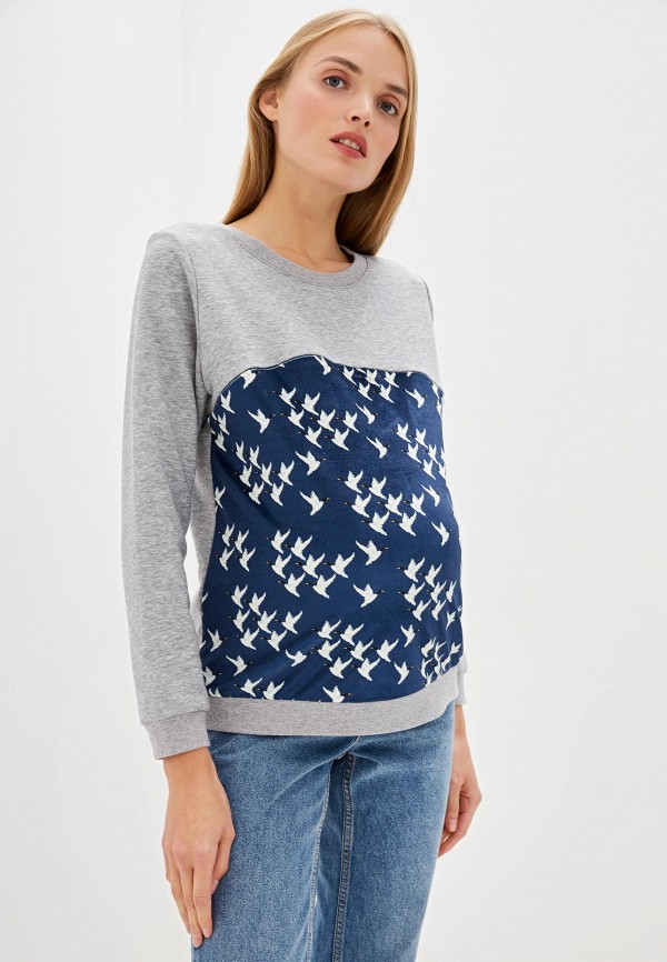 

Свитшот Pietro Brunelli Maternity, Серый