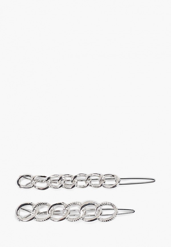 

Заколки 2 шт. Pieces, Серебряный