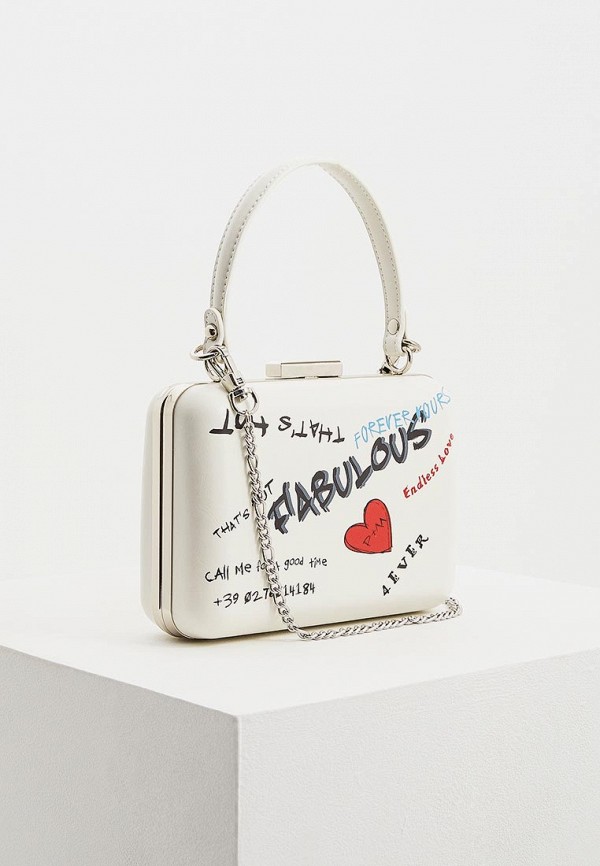 Пинко сумка белая с рисунком