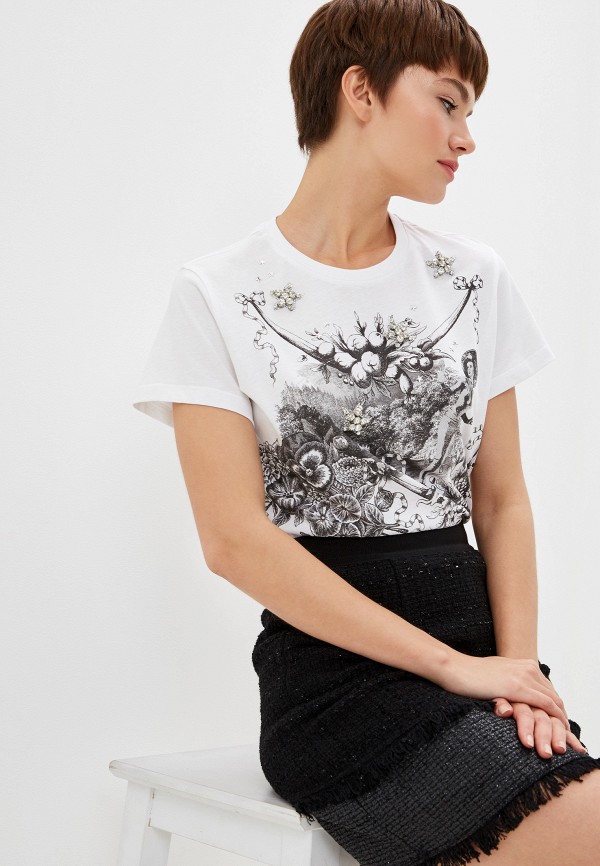 

Футболка Pinko, Белый, Pinko PI754EWFTXP7