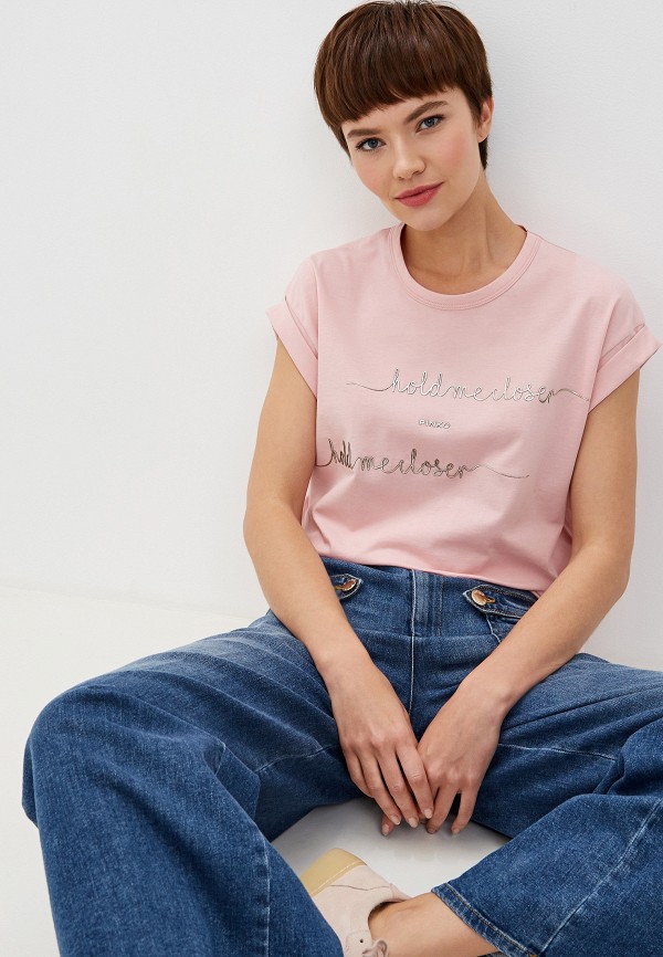 

Футболка Pinko, Розовый, Pinko PI754EWFTYU8