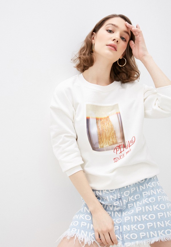 

Свитшот Pinko, Белый, Pinko PI754EWGIDP6