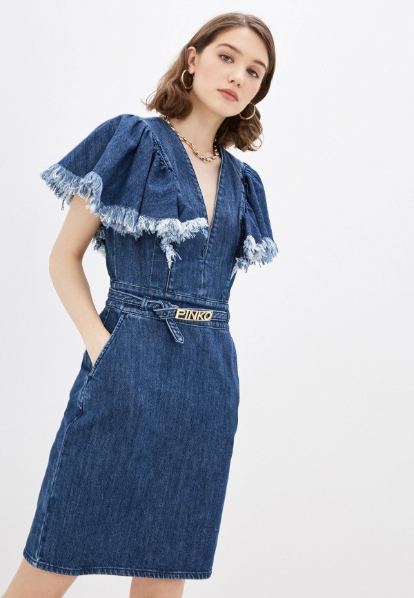 

Платье джинсовое Pinko, Синий, Pinko PI754EWGIDV5