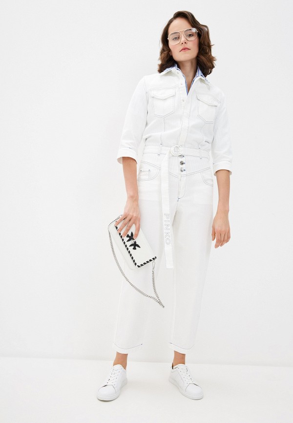

Комбинезон джинсовый Pinko, Белый, Pinko PI754EWGIDX0