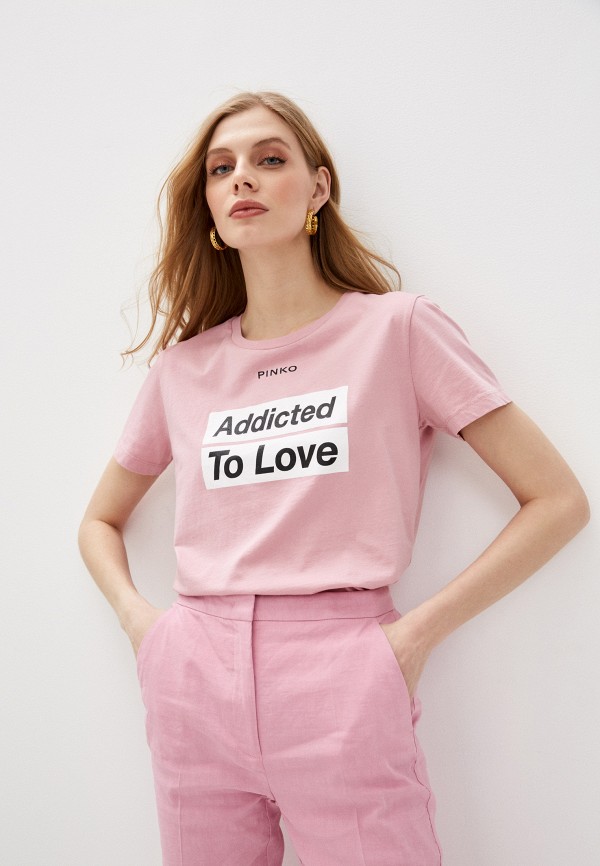 

Футболка Pinko, Розовый, Pinko PI754EWIFYV8