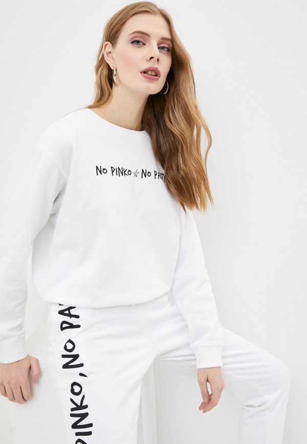 

Свитшот Pinko, Белый, NO PINKO NO PARTY