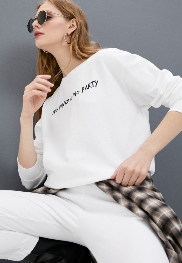 

Свитшот Pinko, Белый, NO PINKO NO PARTY
