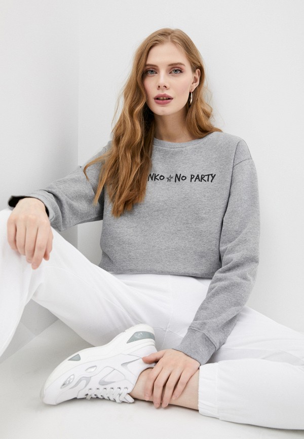 

Свитшот Pinko, Серый, NO PINKO NO PARTY