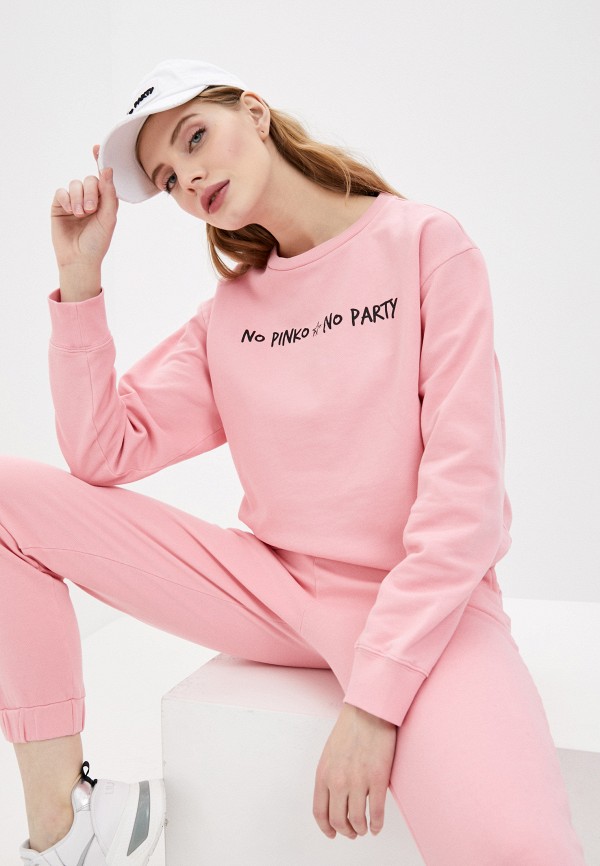 

Свитшот Pinko, Розовый, NO PINKO NO PARTY