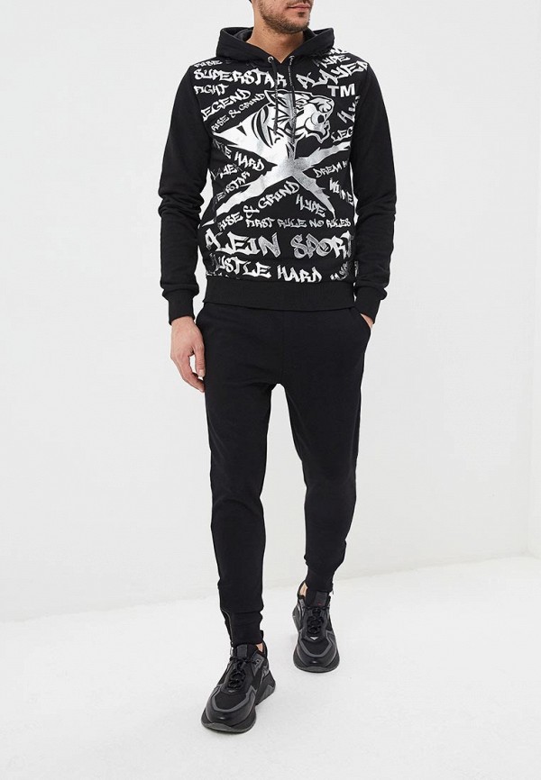 

Худи Plein Sport; Plein Sport PL007EMEGPD4, Черный