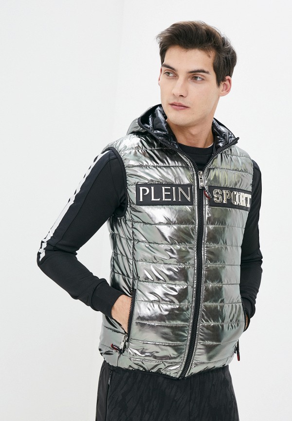 

Жилет утепленный Plein Sport, Серебряный