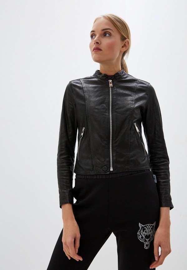 

Куртка кожаная Plein Sport, Черный