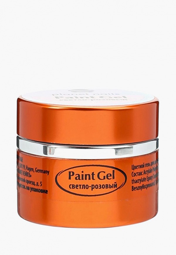

Гель-лак для ногтей Planet Nails, Розовый, 11808 Paint Gel светло-розовая 5 г