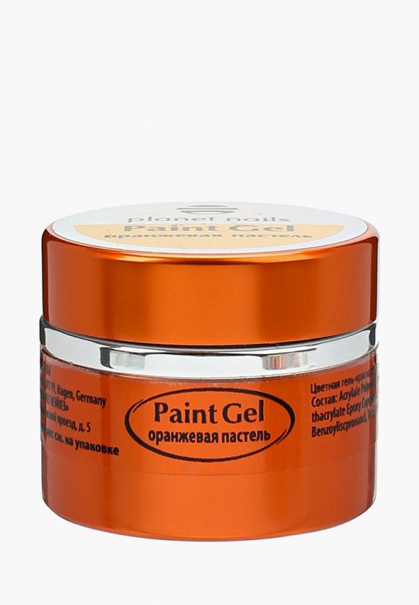 

Гель-лак для ногтей Planet Nails, Желтый, 11828 оранжевая пастель 5 г